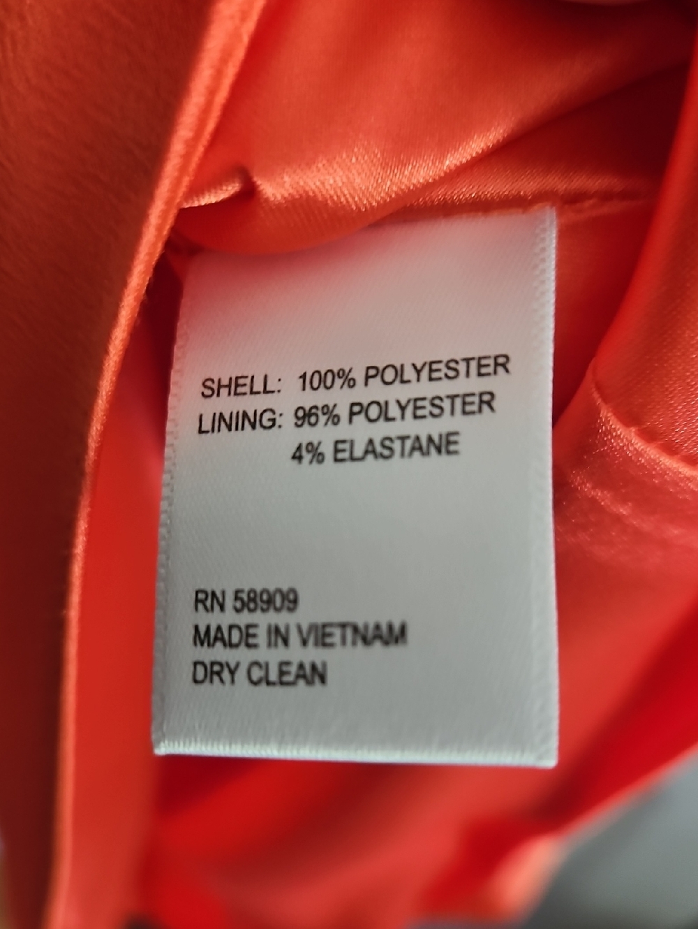 NWT Gianni Bini Peyton Satin Mini Sheath Dress: Color- Mandarin: Size- 6 - Picture 12 of 12